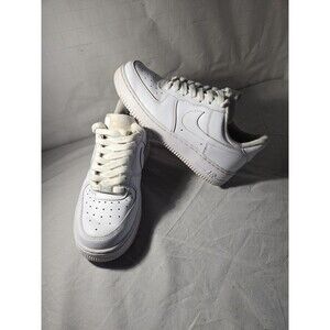 Nike Air Force 1 Low White Leather Sneakers Mens 6